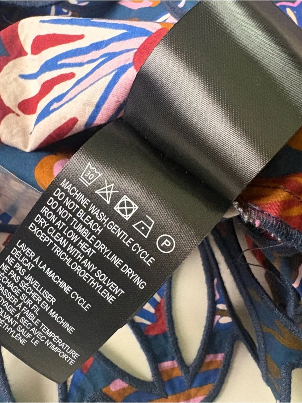 Sold Farm Rio x Anthropologie Multicolor Floral Cutwork Long-Sleeve Top - Picture 8 of 9